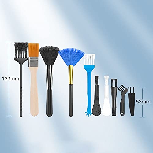 gofidin 10pcs Keyboard Cleaning Brush Kit Small Computer Keyboard Laptop Cleaning Brush Kit Cleaning Tool