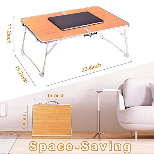 Lap Desk, Laptop Desk with LED Light, Bed Table Desk