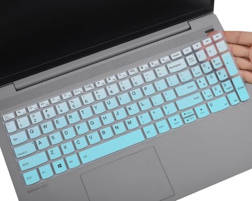 Keyboard Cover for Lenovo ideaPad 15.6", Yoga 7 7i 15.6/16, Lenovo ideaPad 3 3i 5 5i 15.6/ ideaPad Flex 5 5i 15.6" 16 ideaPad Slim 7 15.6, ThinkBook 15 G2 G3, ThinkBook 15p -Ombre Mint - color: Ombre Mint
