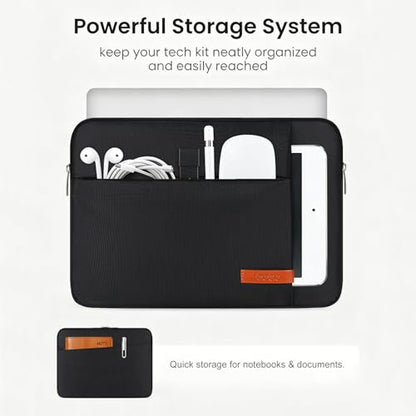 Lacdo 13 inch Laptop Sleeve Case for 13 inch MacBook Air M5 A3449 (2026), M4 A3240 2025, M3 A3113, M2 A2681, M1 A2337 | 13" MacBook Neo A18 Pro A3404 (2026) | iPad Air/Pro 13 M5 Computer Bag, Black - color: Black, size: New MacBook Air/Neo/Pro 13 Inch