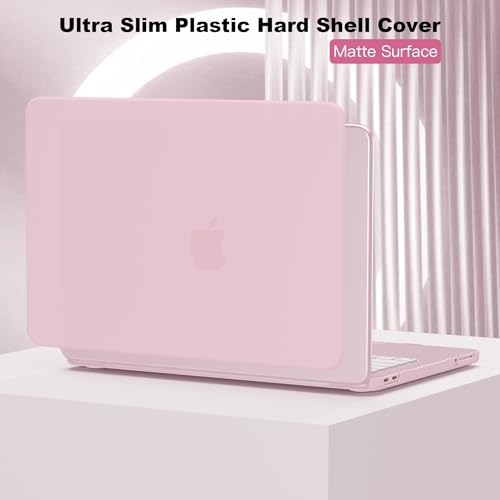 Compatible with MacBook Neo 13 inch Case 2026, Ultra-Thin Hard Shell Case with Keyboard Cover & Screen Protector, Anti-Scratch Matte Finish Accessories Kit, Baby Pink - color: Baby Pink