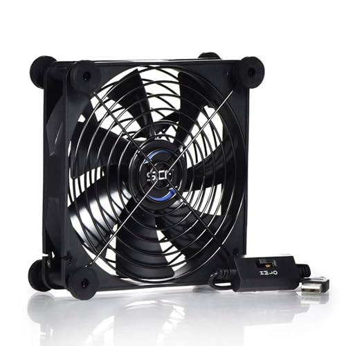 Quiet 140mm USB 5V Portable Cooling Fan for Flat Panel TV Receiver Router DVR PlayStation Xbox Computer Cabinet Cooler - size: Usb 140mm Fan