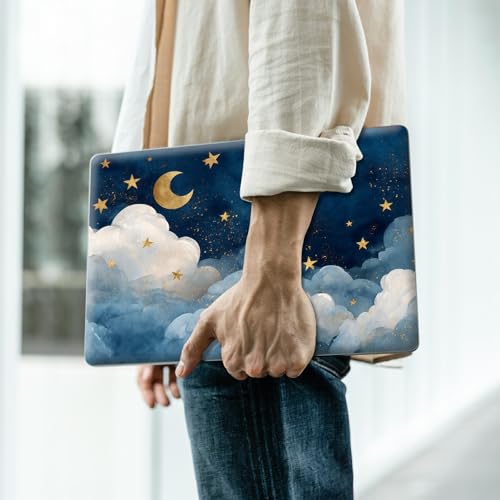 Reusable Universal Laptop Skin Sticker, Cut to Fit for 11.6–15.6 Inch Laptops, Waterproof Protective Film, No-Residue - Star Clouds - color: Star Clouds