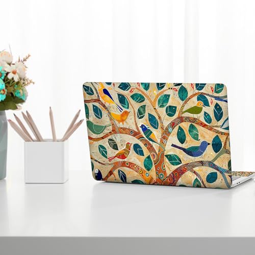 12.1 13 13.3 14 15.4 15.6 Inches Laptop Skin Sticker Decal Universal Netbook Skin Sticker Reusable Notebook Art Decal Protector Cover, Colorful Tree Bird - color: Colorful Tree Bird