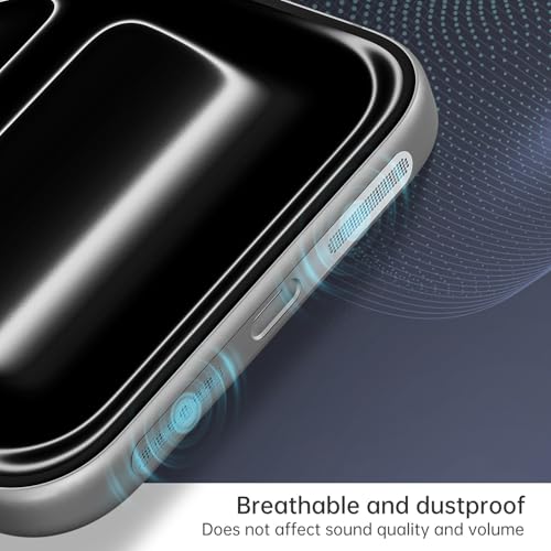 8PCS iPhone 17 Pro Max Speaker Dust Cover Protector Compatible with iPhone 17 Pro Max Earpiece Speaker Mesh Anti Dust Adhesive Sticker, iPhone 17 Pro Max Accessories, Silver - color: Silver