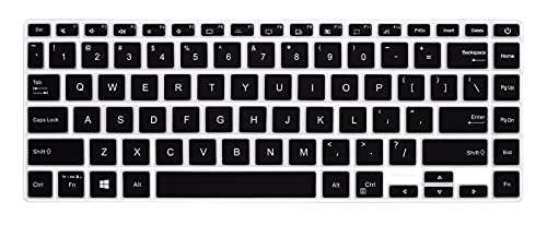 Silicone Keyboard Cover for ASUS VivoBook S14 S433 S435 M433 M413 X413 K413, VivoBook Flip 14 TM420IA/UA K, ZenBook 14 UX435 Q407IQ,for Asus 14" E410 L410 ZenBook 14 UX435EG Q407IQ, Black - color: Black