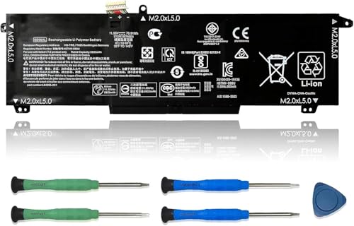 SD06XL Laptop Battery Replacement for HP Omen 15-ek0013dx 15-ek0xxx 15-en0023dx 15-en1075cl 15-en0xxx Series L84392-006 L84356-2C1 HSTNN-DB9U 11.55V 70.91Wh 5833mAh Notebook - size: 9.44*2.91*0.31 inch SD06XL