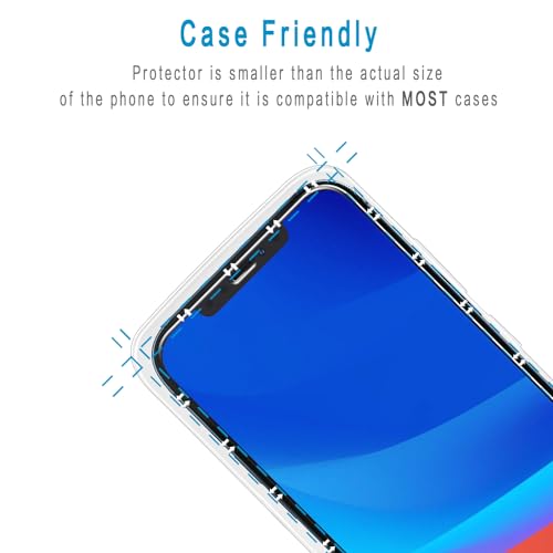 2 Pack Screen Protector Designed for iPhone 12 Pro Max 6.7-inch Anti Blue Light Tempered Glass Film, Easy to Install, Bubble Free - size: iPhone 12 Pro Max 6.7-inch