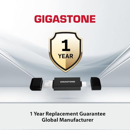 GIGASTONE SD Card Reader 2-Pack, 5-in-1 USB-A/USB-C Card Reader, Dual Slot for SD/Micro SD/SDHC/SDXC, Compatible with Laptop, PC, iPhone16/15, MacBook Pro/Air, iPad Pro, Android - color: 5-in-1 Card Reader 2 Pack