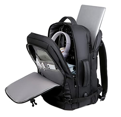 Laptop Backpack for Men Travel Large Capacity - Fits up to 17.3-inch Notebooks Business Computer Bag - color: Black281