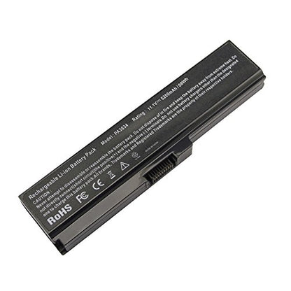 Futurebatt Laptop Battery fit Toshiba Satellite A665 C655 L645 L645D L650 L650D L655 L655D L670 L675 M300 M301 M305 M505 U405 Series, p/n PABAS228 PA3634U-1BRS PA3634U-1BAS PA3635U-1BAM PA3636U-1BRS - size: PA3634 8.86 3.15 1.38 in