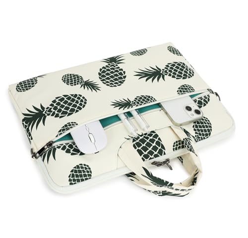 Water Resistant Laptop Shoulder Sleeve Case Bag for MacBook Pro 16 inch and 15.6 inch and 16 inch laptop (Pineapple) - color: Pineapple