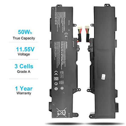 50Wh SS03XL 933321-855 Battery for HP EliteBook 840 735 745 830 G5 G6 EliteBook 730 740 836 846 G5 ZBook 14U G5 G6 SS03050XL-PL 932823-171 HSN-113C-4 932823-421 932823-1C1 HSN-112C HSTNN-LB8G 11.55V