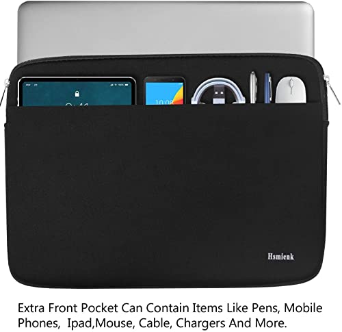 Laptop Case Sleeve 15.6 inch, Shockproof Protective Notebook Case Briefcase | Laptop Sleeve, Briefcase Computer Cover Carrying Notebook Bag for 15" HP, ASUS, Dell, Lenovo, Acer - color: Black, size: 15.6 inch