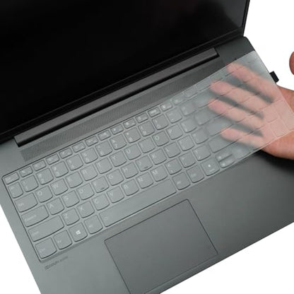 MUBUY Keyboard Cover for Lenovo IdeaPad 1/IdeaPad 1i 15.6 inch Laptop 15ADA07 15IAU7 15ALC7 15IJL7, New Lenovo IdeaPad 1 15IGL7 15.6 Lenovo V15 Series 15.6" US Keyboard Skin-TPU - color: TPU