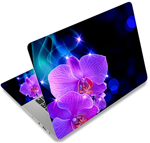 Laptop Notebook Skin Sticker Cover Decal Fits 12 13 13.3 14 15 15.4 15.6 inch Laptop Protector Notebook PC | Easy to Apply, Remove and Change Styles (Phalaenopsis) - color: Phalaenopsis