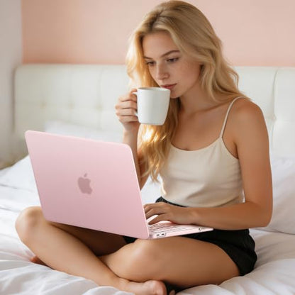 Case Compatible with MacBook Neo 13 inch 2026 (Model A3404), Scratch Resistant Protective Hard Shell Cover, Matte Blush - color: Matte Blush