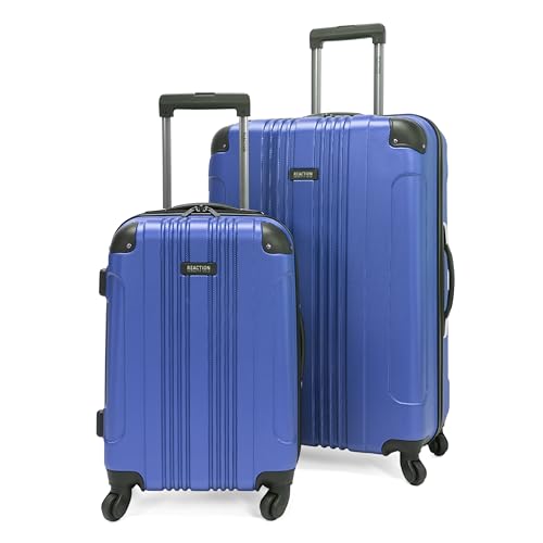 Kenneth Cole REACTION Out of Bounds Lightweight Hardshell 4-Wheel Spinner Luggage, Cobalt Blue, 2-Piece Set (20" & 28") - color: Cobalt Blue, size: 2-Piece Set (20" & 28")