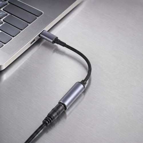 USB C to DC Adapter DC to USB C 4.5 x 3.0mm 100W Type-C PD Output | 5V/9V/20V Charging for Phones, Tablets, TWS, Laptops with USB-C