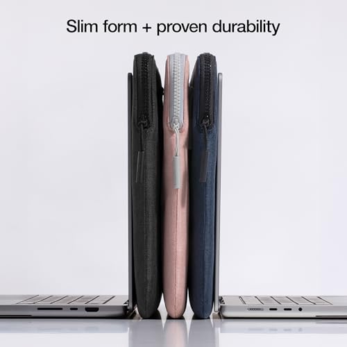 Incase Compact Laptop Sleeve with Woolenex - 14" MacBook/Laptop and iPad/Tablet Sleeve, Computer Case and Cover, Lightweight, Weather Resistant, with Slip Pocket for Accessories - Heather Navy - color: Heather Navy