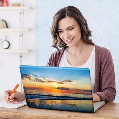 DINKY Laptop Skin Sticker Decal, 16" 16.5” 17” 17.3 inch Laptop Universal Reusable Vinyl Skin Stickers Art Cover Decal Notebook PC Personalized Protector (Sunset) - color: Sunset
