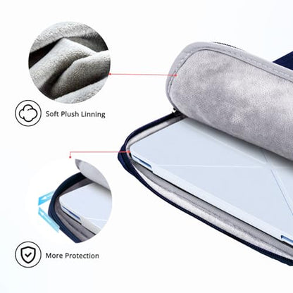 Ferkurn Laptop Case Sleeve for Men Women Chromebook Case Compatible with MacBook Air/Pro Lenovo Surface HP Dell ASUS Acer, 14 inch, Blue - color: Blue, size: 14 inch