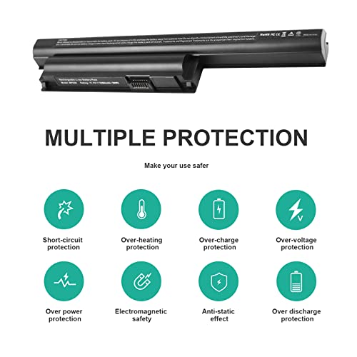 Futurebatt BPS26 New Laptop Battery fit Sony VAIO VGP-BPS26 VGP-BPL26 VGP-BPS26A PCG-61A12L PCG-61A13L PCG-61A14L PCG-71713L PCG-71912L PCG-71913L - size: BPS26 12.13 3.15 1.77in