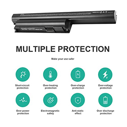 Futurebatt BPS26 New Laptop Battery fit Sony VAIO VGP-BPS26 VGP-BPL26 VGP-BPS26A PCG-61A12L PCG-61A13L PCG-61A14L PCG-71713L PCG-71912L PCG-71913L - size: BPS26 12.13 3.15 1.77in