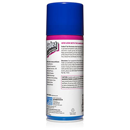 Endust for Electronics; Anti-Static Screen & Electronics Multi-Surface Cleaning Spray; Foaming, Streak & Residue Free; Ammonia & Alcohol Free, Oil & Wax Free; 10 oz. Aerosol (096010)