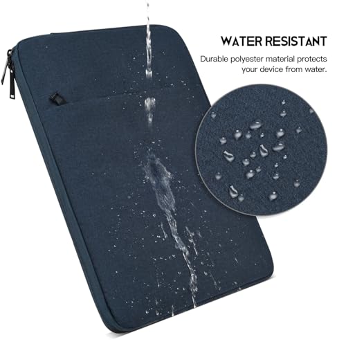 15.6 16 inch Laptop Sleeve Case for HP Envy X360/Pavilion 15, HP Omnibook 16, Lenovo IdeaPad 15, Dell Inspiron Plus 16, Acer Aspire 15, ASUS, Water-Restistant 15.6 Computer Bag -Navy Blue - color: Navy Blue, size: 15.6 inch