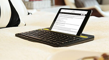Logitech K480 Wireless Multi-Device Keyboard for Windows, macOS, iPadOS, Android or Chrome OS, Bluetooth, Compact, Compatible with PC, Mac, Laptop, Smartphone, Tablet - Black
