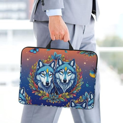 Laptop Case 14 Inch, Soft Shockproof Laptop Sleeve with Handle, Protective Bag - color: Pattern (663)