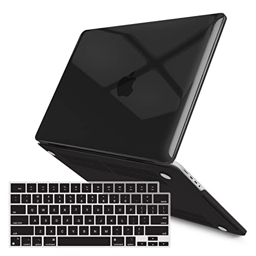 IBENZER Compatible with MacBook Pro 14 Inch Case 2026 2025 2024 2023 2022 M5 M4 M3 M2 M1 A3434 A3112 A3185 A3401 A2918 A2992 A2779 A2442 Mac Pro/Max,HardShellCase&KeyboardCover,CrystalBK,T14CYBK+1 - color: Crystal Black, size: For Macbook Pro 14" with Tou
