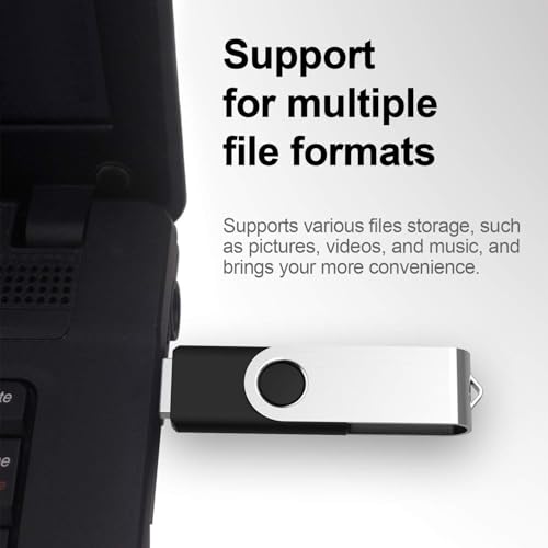 KEXIN 128GB Flash Drive 10 Pack 3.0 Flash Drive Bulk USB Thumb Drive 128 GB USB Drive USB 3.0 Flash Drive with Led Indicator, Black - size: USB 3.0-128G, style: 10 Pack