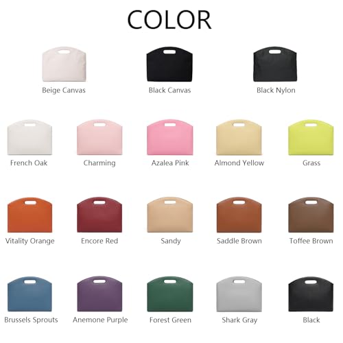 Official Document Computer Bag Stylishly Sleek with Multiple Compartments and Easy to Carry Design - color: Brussels Sprouts/Pu