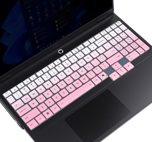 Keyboard Cover for Lenovo Legion Pro 5 5i 7 7i Gen 10 16", Lenovo Legion 5 5i 7i Gen 10 / Legion 9 9i Gen 10 18" Keyboard Skin Protector [Not fit for Legion Pro 5 5i 7 7i Gen 8/9 15.6"]- Gradual Pink - color: Gradual Pink
