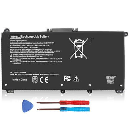 HT03XL L11119-855 Battery for HP Pavilion 15-DA 15-DB 15-DW 15-CS 15-DY 17-BY 17-CA 14-CE 14-CF 14-DF 14-DQ 14-DK 14M-DH 15-da0014dx 15-cs0053cl 15-dw0043dx 15t-dw100 15z-cw100 17-by1053dx L11421-422 - size: 41.7Wh HT03XL 11.55V
