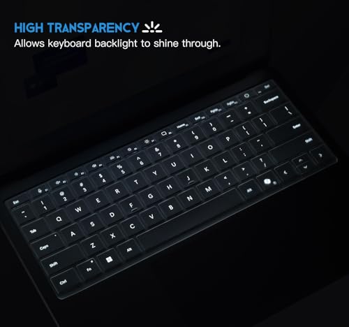 CaseBuy Premium Keyboard Cover for 2026-2024 Microsoft Surface Laptop 8 7(8th 7th Edition) 13.8 & 15 inch, Ultra Thin TPU Keyboard Skin, US Layout - size: Surface Laptop 7 13.8/15 inch (2024)