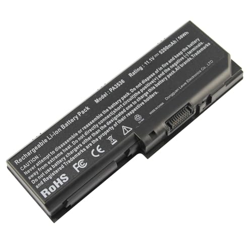 Futurebatt Laptop Battery for PA3536U-1BRS Toshiba Satellite L350 L355-S7907 L355-S7915 P200 P205 P205D PA3536U-1BRS PA3537U-1BAS PA3537U-1BRS PABAS100 PABAS101 - size: PA3536 9.84*3.94*1.77 in