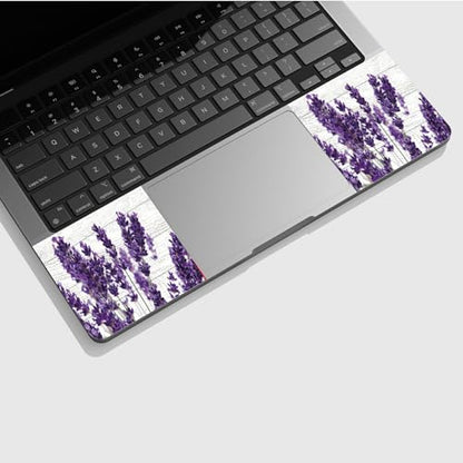 Universal Laptop Skin Sticker with 2 Wrist Pad Skins, Waterproof Scratch Resistant Vinyl Laptop Cover Decal, Cut to Fit for 11–15.6 Inch MacBook HP Dell Lenovo, Purple Lavender - color: Purple Lavender