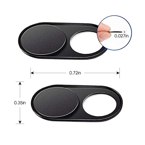 Nertpow Webcam Cover Laptop Camera Covers Metal Slide for Laptop Computer Phone Camera Privacy Covers Metal Ultra Thin 3 Pack