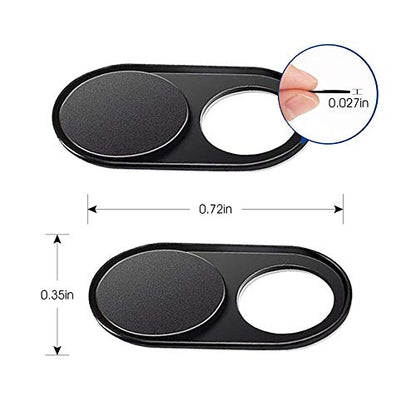 Nertpow Webcam Cover Laptop Camera Covers Metal Slide for Laptop Computer Phone Camera Privacy Covers Metal Ultra Thin 3 Pack