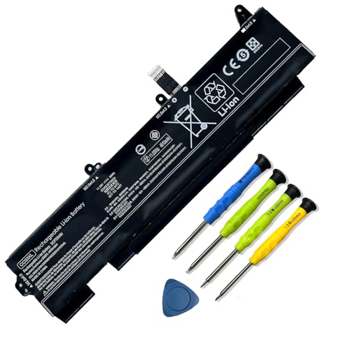CC03XL 56Wh Laptop Battery Replacement for HP ZBook Firefly 15 G7 G8 EliteBook 855 850 G7 G8 Series Notebook HSTNN-UB8W HSTNN-DB9O L77622-2C1 L77622-2C2 L77622-541 L77991-005【11.55V 4610mAh】 - size: 10.63*3.16*0.28 inch CC03XL(56WH)