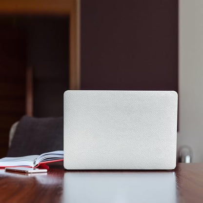 Funut for MacBook Air 13 Inch Case 2026 2025-2022 M5 M4 M3 M2 A3449 A3240 A3113 A2681, Luxury Snake PU Leather Scratch & Shockproof Hard Shell Case & Keyboard Cover,Snake Skin White - color: Snake White, size: 2022-2026 MacBook Air 13.6 inch M2 M3 M4 M5
