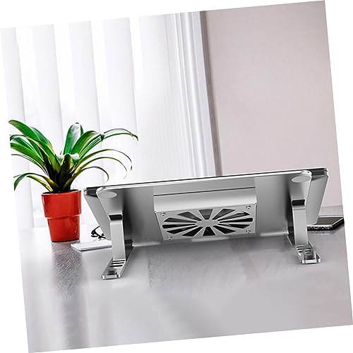 TEHAUX Laptop Cooler with RGB LED Adjustable Height and Angle Quiet Fan for Enhanced Cooling for Use
