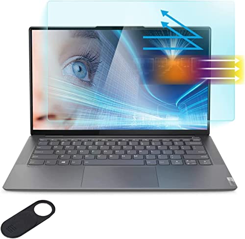 Anti Blue Light Glare Screen Protector for 14" Lenovo IdeaPad 1 1i 3 3i 14", Lenovo V14 Gen 5/4/3/2/1 14", IdeaPad Slim 3 3i 14"/IdeaPad 5 14" Chromebook, Eye Protection (Size: 309x174mm/ W x H) - size: 14 Inch