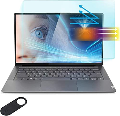 Anti Blue Light Glare Screen Protector for 14" Lenovo IdeaPad 1 1i 3 3i 14", Lenovo V14 Gen 5/4/3/2/1 14", IdeaPad Slim 3 3i 14"/IdeaPad 5 14" Chromebook, Eye Protection (Size: 309x174mm/ W x H) - size: 14 Inch