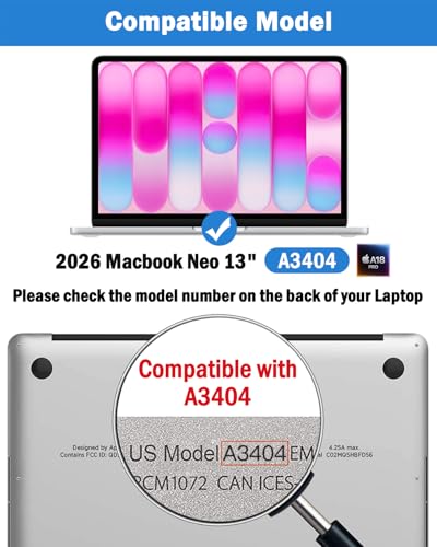 F FORITO 2-Pack Anti Glare Matte Laptop Screen Protector Compatible with 2026 MacBook Neo 13 inch with A18 Pro Chip - Eye Protection Screen Guard for Students and Programmers - size: for MacBook Neo 13" (2026, A18 Pro)