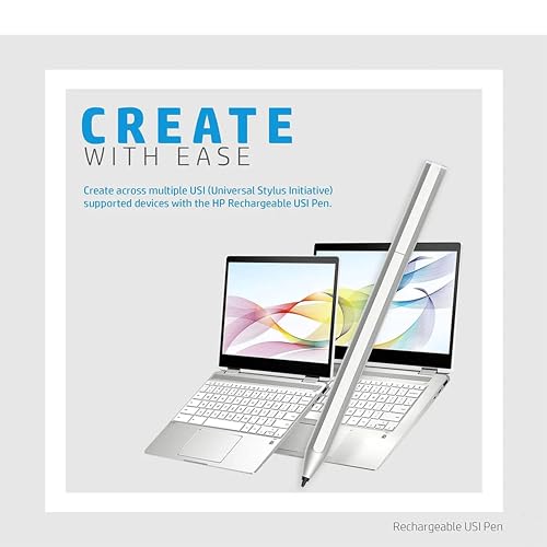 Active Pen L70858-001 (AES 2.0 USI Garaged/Rechargeable G3) 4096 Pressure Levels Digital Stylus for EliteBook x360, Chromebook x2 - Rechargeable with Palm Rejection - style: AES 2.0 USI