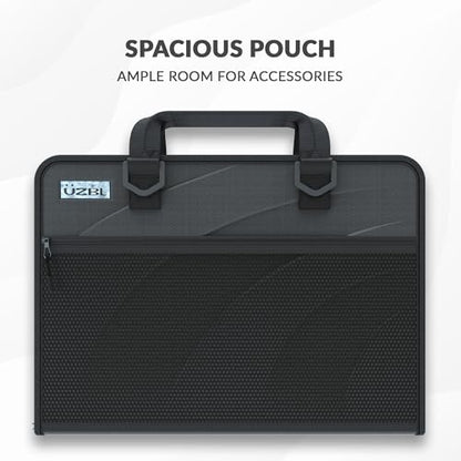 13-14 Inch Zip Lite Always-on Chromebook Protective Hard Case with Accessory Pouch & Shoulder Strap - size: 1 Pack